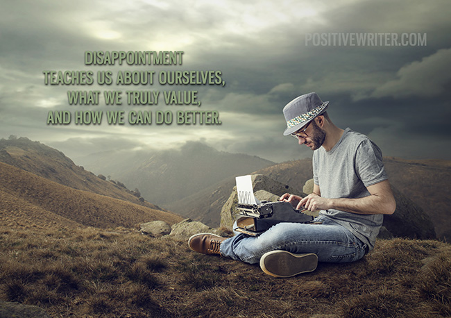 disappointment-writing